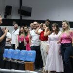 Cruzamentos no Jardim Rosolém recebem reforço na sinalização de solo